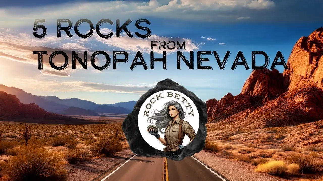 Cutting 5 rocks from Tonopah, Nevada!