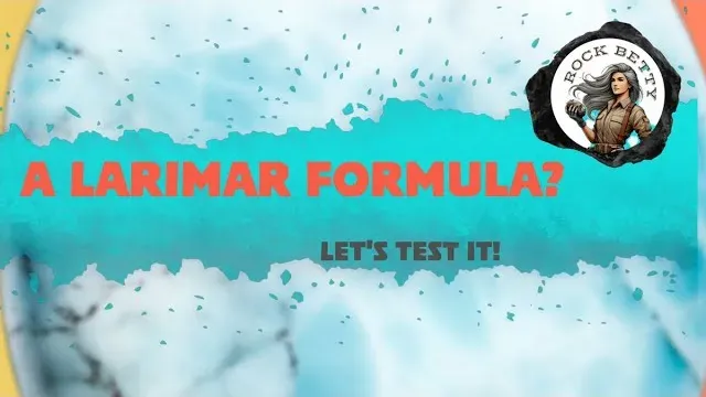 Is this the formula for resin larimar?